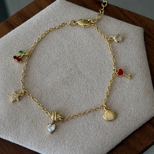 Entangled Charms Bracelet